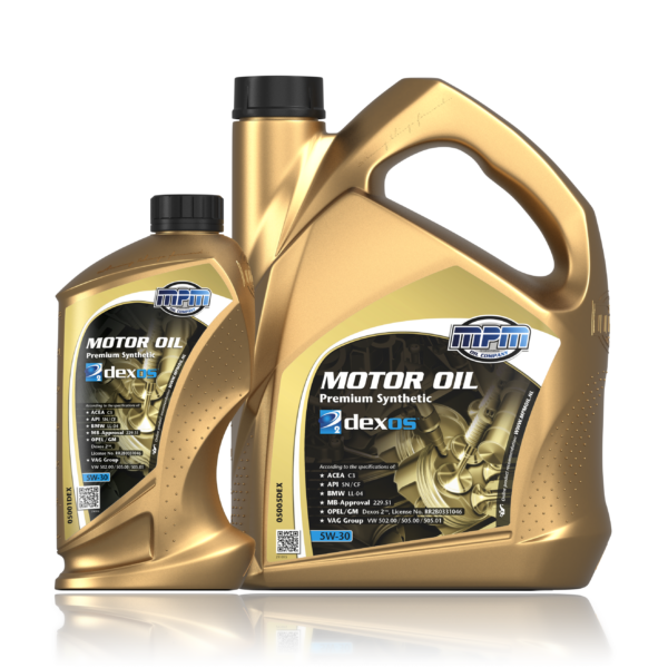 MPM Motor Oil 5W30 Premium Synthetic GM dexos 2™ Luboil