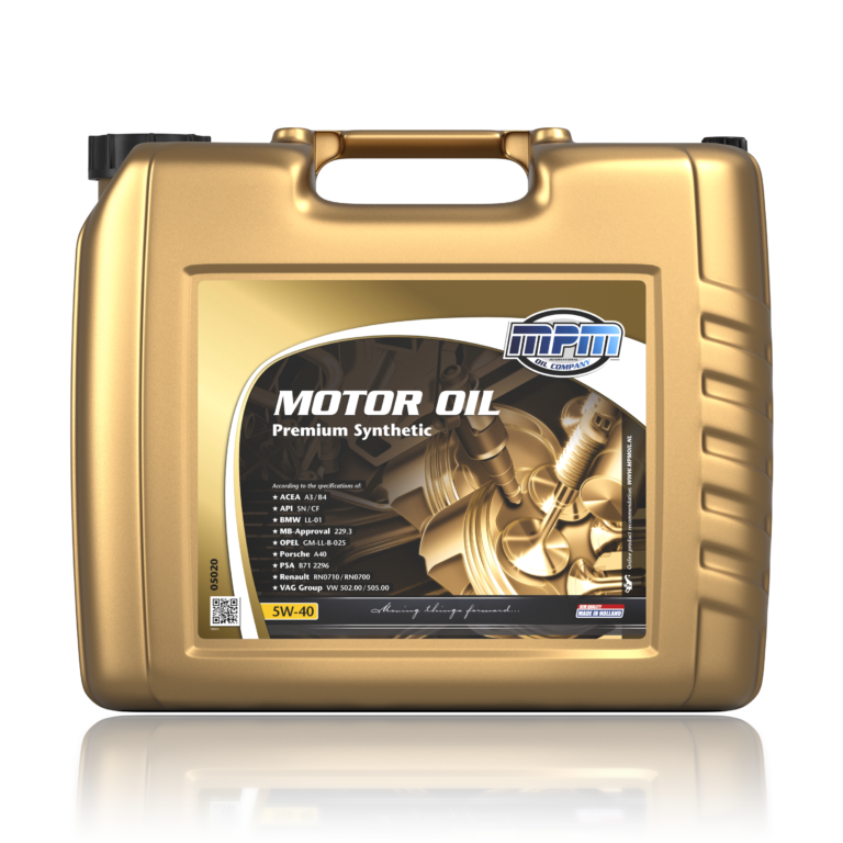 MPM Motor Oil 5W40 Premium Synthetic Luboil