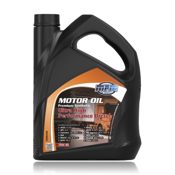 MPM Motor Oil 10W40 Premium Synthetic Ultra High Performance Diesel Luboil